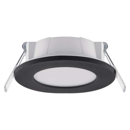 LED-Einbauleuchte für Badezimmer LORI LED/4,5W/230V IP65 2700/4000K d 8,5 cm schwarz