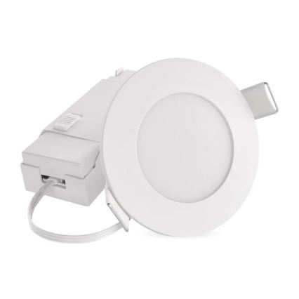 LED-Einbauleuchte für Badezimmer LORI LED/4,5W/230V IP65 2700/4000K d 8,5 cm weiß