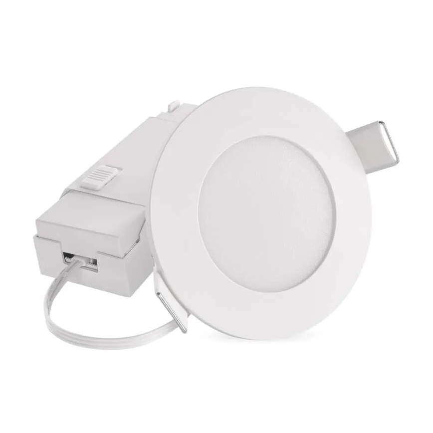 LED-Einbauleuchte für Badezimmer LORI LED/4,5W/230V IP65 2700/4000K d 8,5 cm weiß