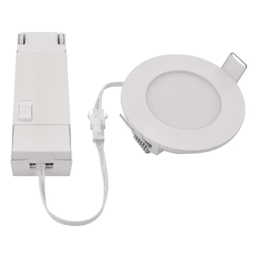 LED-Einbauleuchte für Badezimmer LORI LED/4,5W/230V IP65 2700/4000K d 8,5 cm weiß