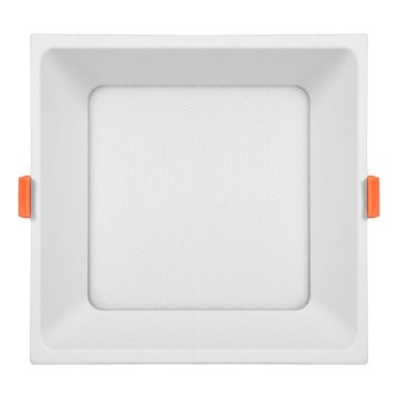 LED-Einbauleuchte für Badezimmer TONY LED/24W/230V 3000/4000/6500K 17x17 cm IP44 weiß