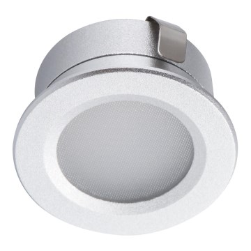 LED-Einbauleuchte für den Outdoor-Bereich IMBER LED/1W/12V 3000K d 3 cm 40 lm IP65 silbern