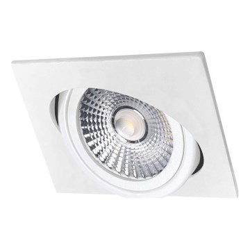LED-Einbauleuchte LED/18W/230V 3000K 11,5x11,5 cm weiß