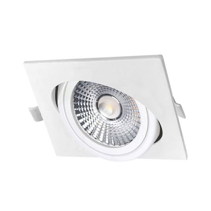 LED-Einbauleuchte LED/18W/230V 3000K 11,5x11,5 cm weiß