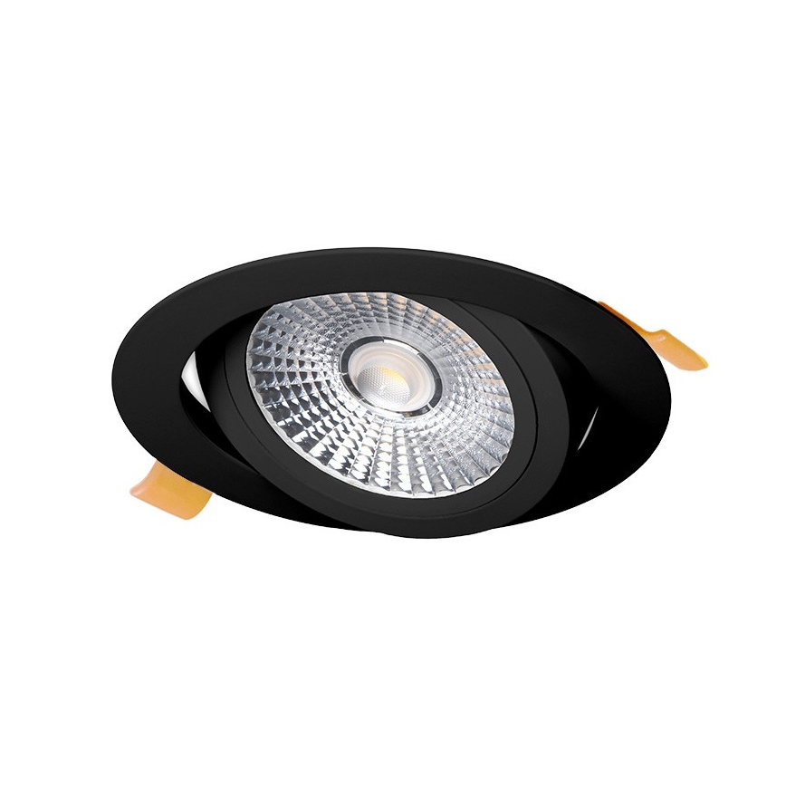LED-Einbauleuchte LED/18W/230V 3000K d 11,5 cm schwarz