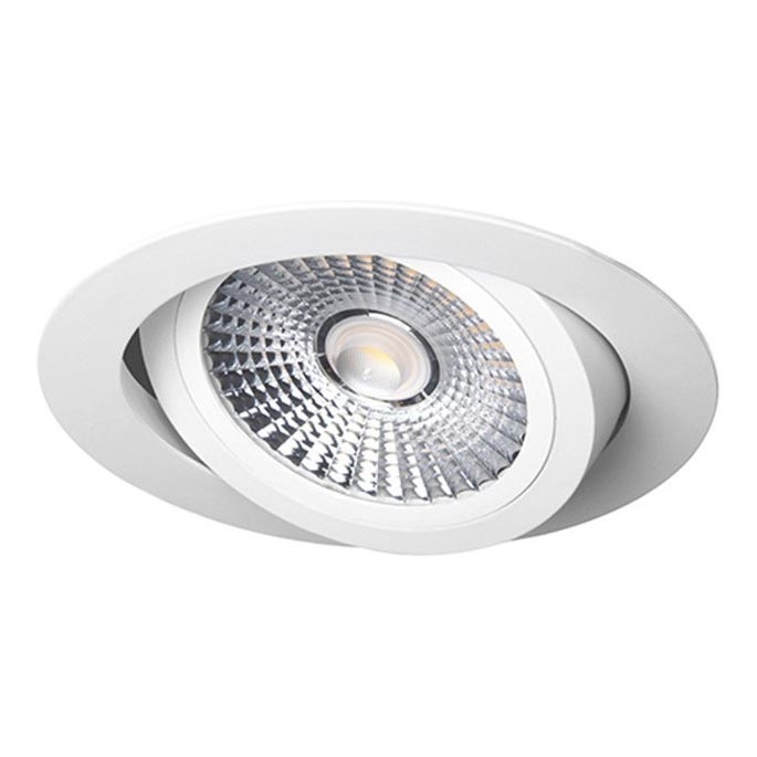 LED-Einbauleuchte LED/18W/230V 3000K d 11,5 cm weiß