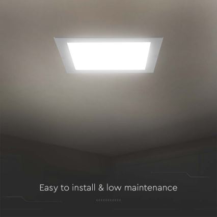 LED-Einbauleuchte LED/24W/230V 29,5x29,5 cm 3000K weiß
