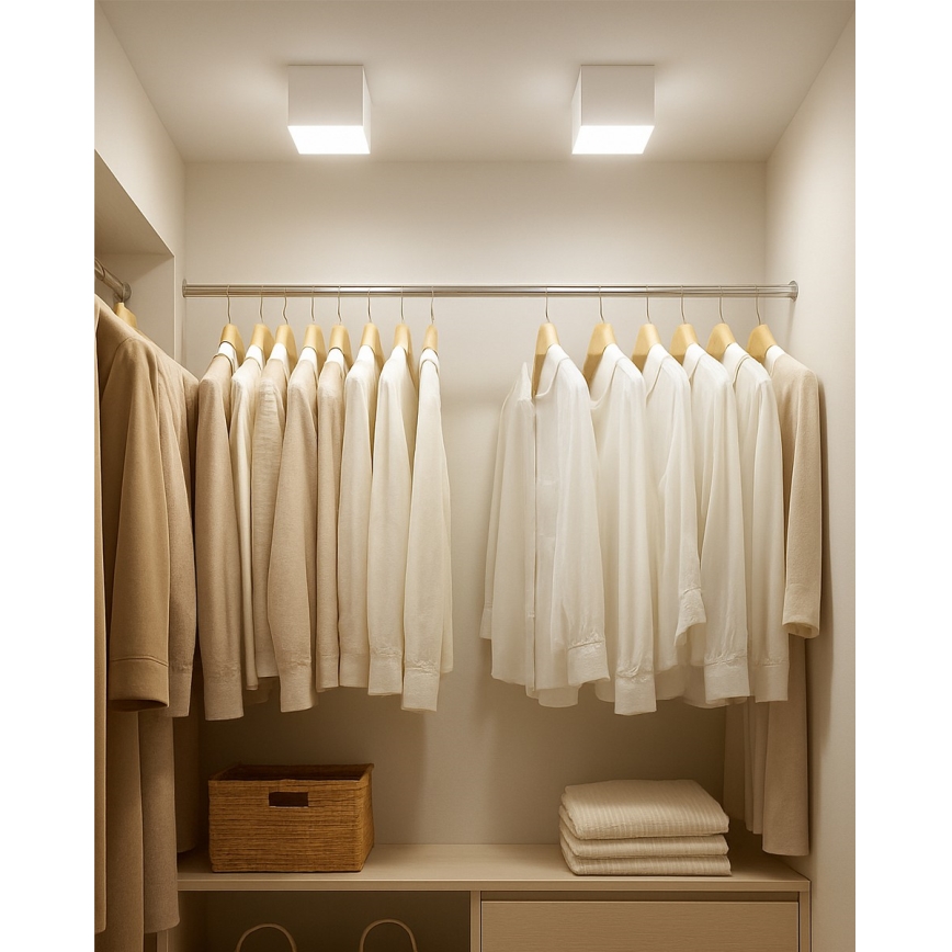 LED-Einbauleuchte LED/5W/230V 3000/4000/6400K 7,5x7,5 cm weiß