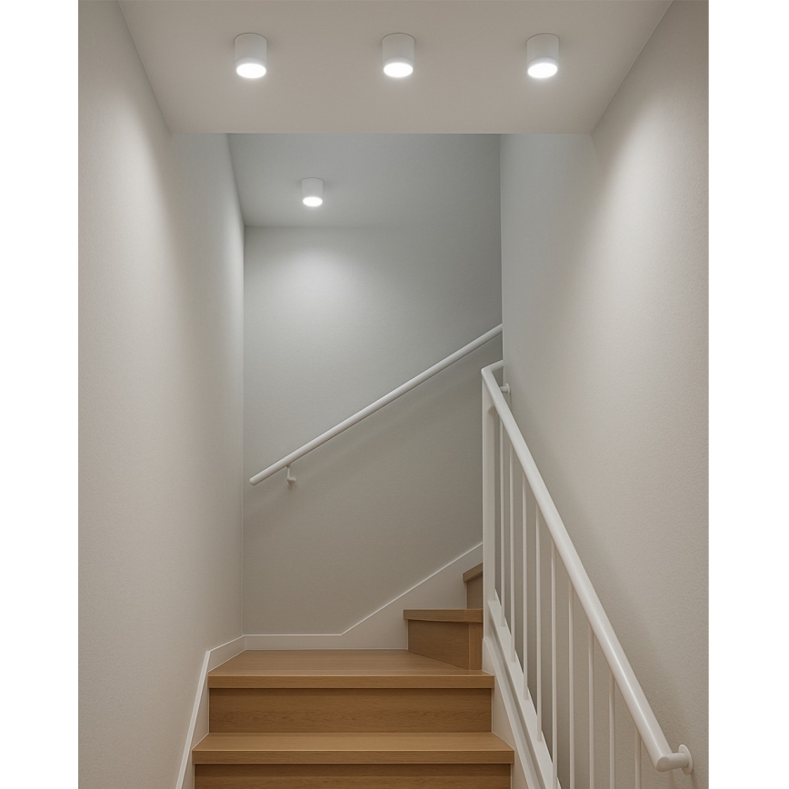 LED-Einbauleuchte LED/5W/230V 3000/4000/6400K Ø 7,5 cm weiß