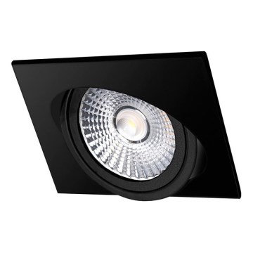 LED-Einbauleuchte LED/6W/230V 4000K 8,5x8,5 cm schwarz