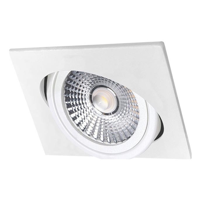 LED-Einbauleuchte LED/6W/230V 4000K 8,5x8,5 cm weiß