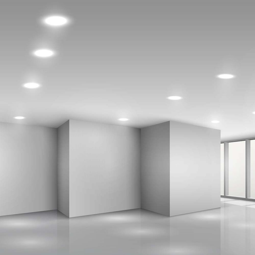 LED-Einbauleuchte LED/6W/230V d 12 cm 4000K weiß