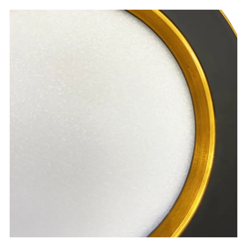 LED-Einbauleuchte LED/7,5W/230V 4000K schwarz/golden