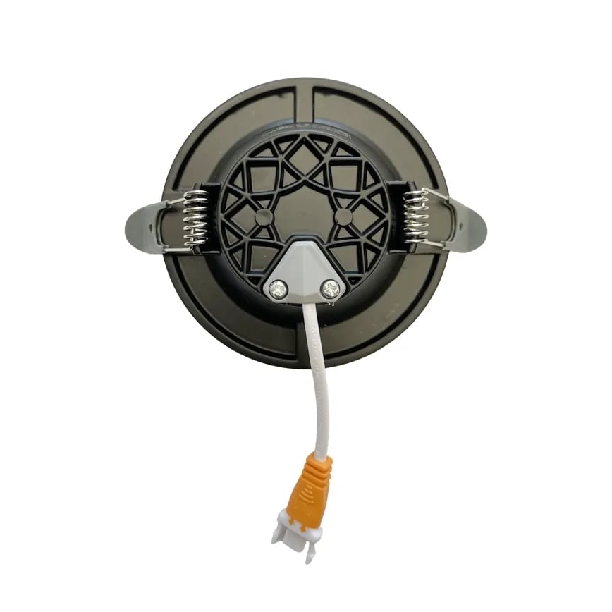 LED-Einbauleuchte LED/7,5W/230V 4000K schwarz/silbern