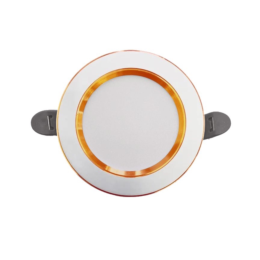 LED-Einbauleuchte LED/7,5W/230V 4000K weiß/golden