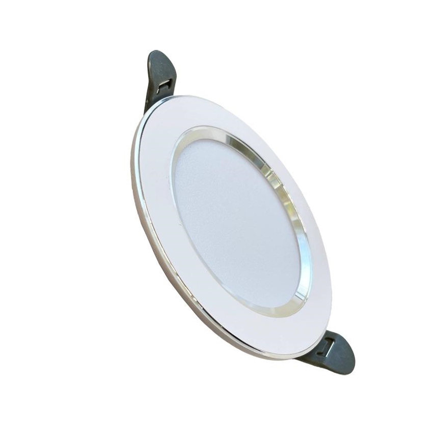 LED-Einbauleuchte LED/7,5W/230V 4000K weiß/silbern