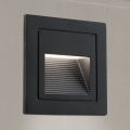 LED Einbauleuchte LORO LED/2W/230V IP65 schwarz
