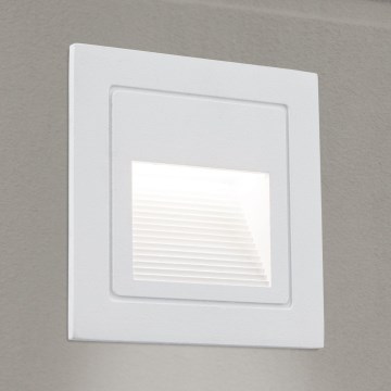LED Einbauleuchte LORO LED/2W/230V IP65 Weiß
