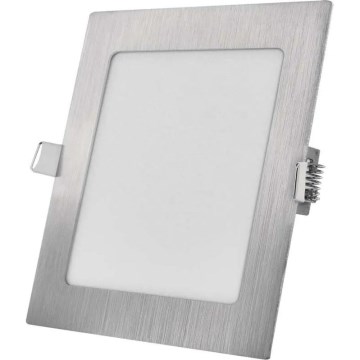 LED-Einbauleuchte NEXXO LED/12,5W/230V 3000/3500/4000K silber 17x17 cm