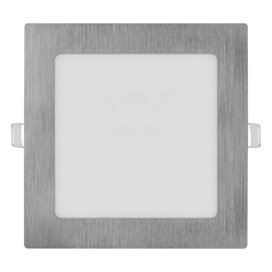 LED-Einbauleuchte NEXXO LED/12,5W/230V 3000/3500/4000K silber 17x17 cm