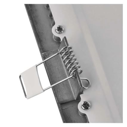 LED-Einbauleuchte NEXXO LED/18W/230V 3000/3500/4000K silber 22,5x22,5 cm