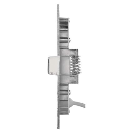 LED-Einbauleuchte NEXXO LED/7W/230V 3000/3500/4000K silber 12x12 cm