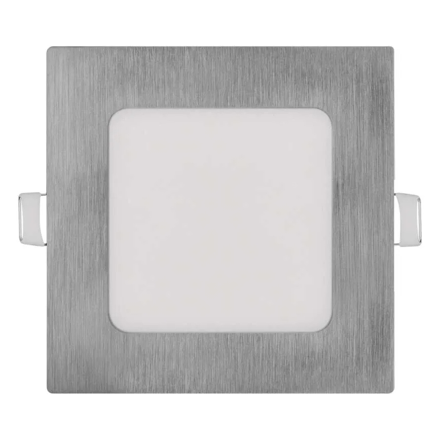 LED-Einbauleuchte NEXXO LED/7W/230V 3000/3500/4000K silber 12x12 cm