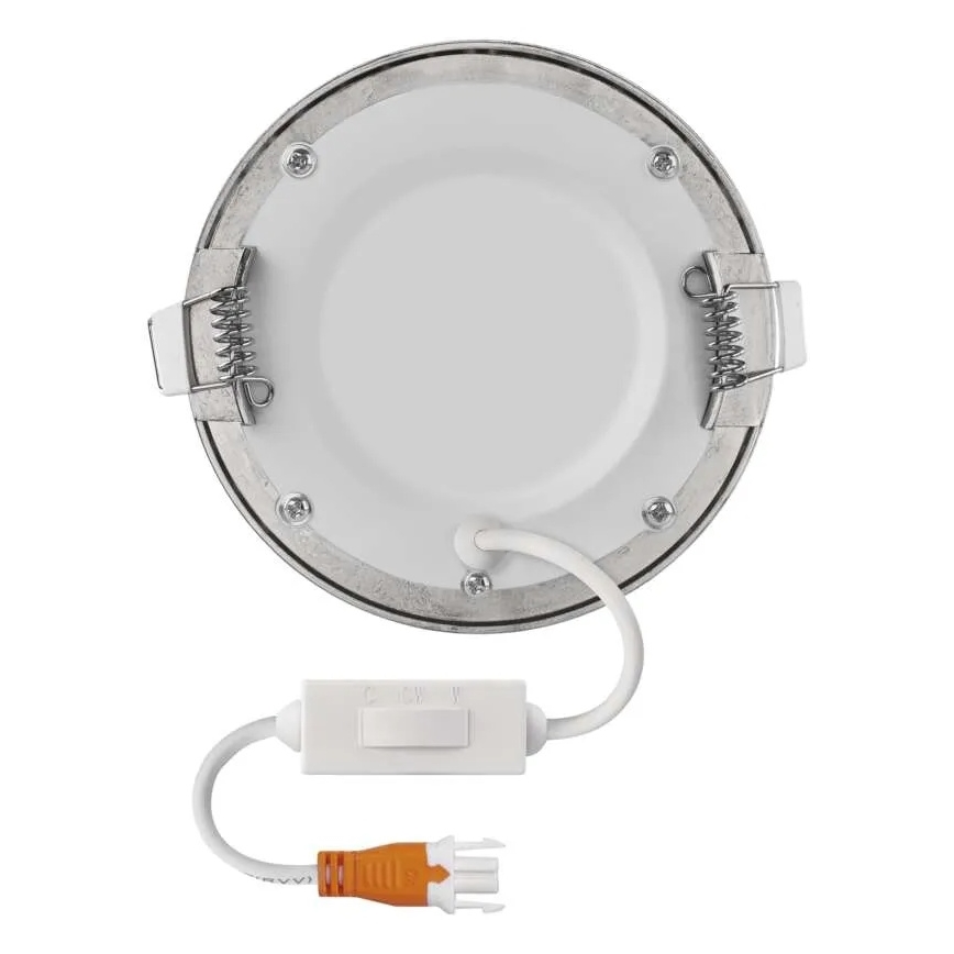 LED-Einbauleuchte NEXXO LED/7W/230V 3000/3500/4000K, silber, Ø 12 cm