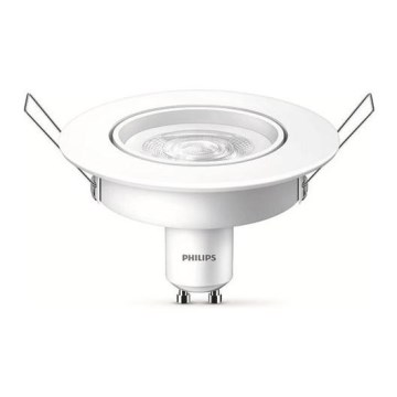 LED-Einbauleuchte Philips 1xGU10/4,7W/230V 4000K