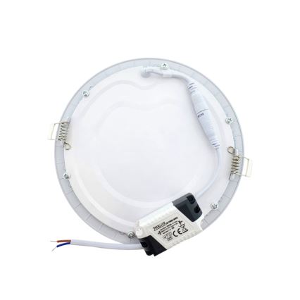 LED-Einbauleuchte QTEC LED/12W/230V 6500K d 16,7 cm
