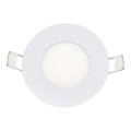 LED-Einbauleuchte QTEC LED/3W/230V 2700K d 8,3 cm