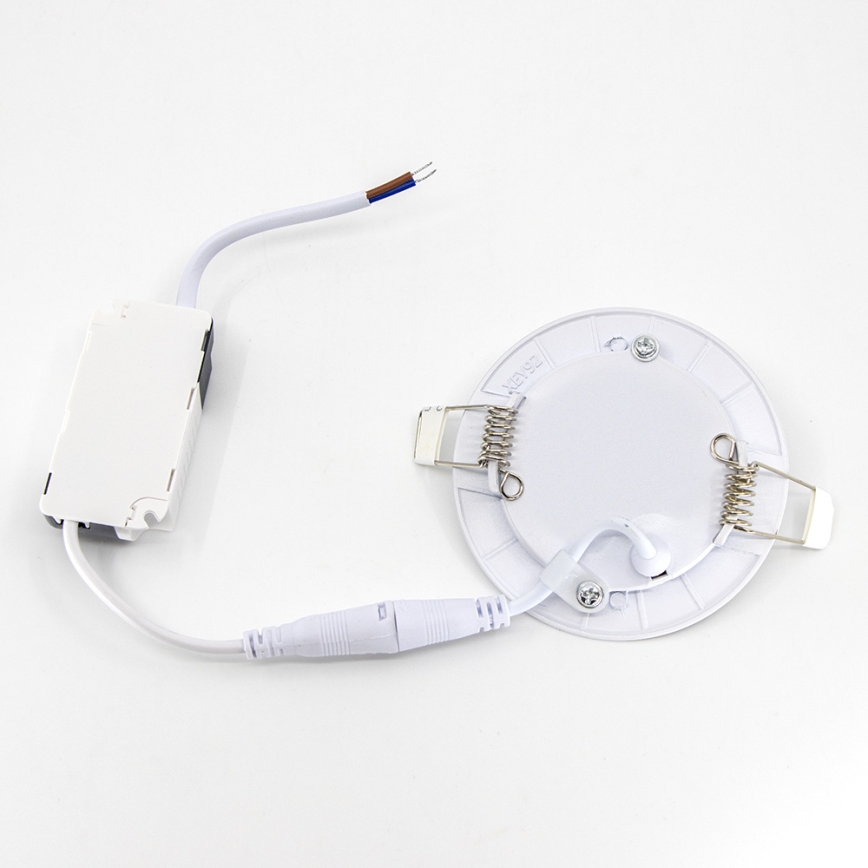 LED-Einbauleuchte QTEC LED/3W/230V 4200K d 8,3 cm