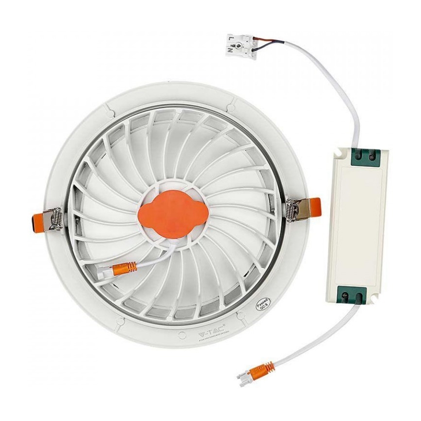 LED-Einbauleuchte SAMSUNG CHIP LED/20W/230V 6400K