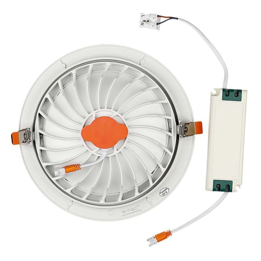 LED-Einbauleuchte SAMSUNG CHIP LED/30W/230V 6400K
