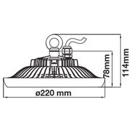 LED-Einbauleuchte SAMSUNG CHIP LED/50W/230V 120° IP44