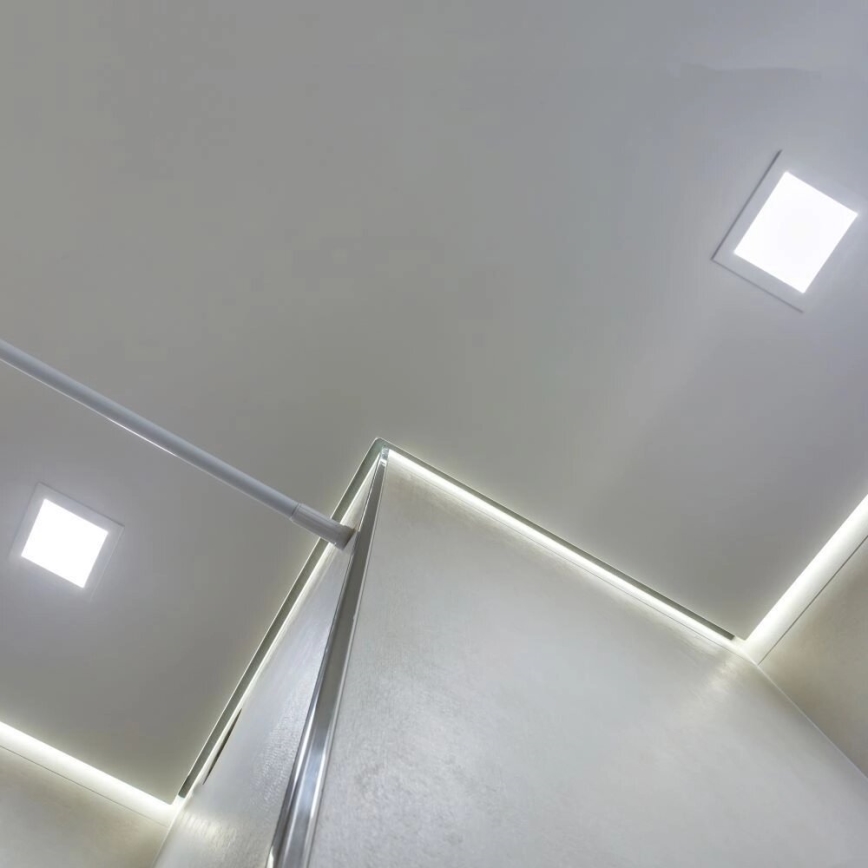 LED-Einbauleuchte SAMSUNG CHIP LED/6W/230V 4000K 12x12 cm weiß