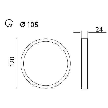 LED-Einbauleuchte für Badezimmer SIGARO PT LED/6W/230V 4000K IP40