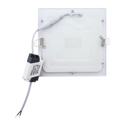 LED-Einbauleuchte SQUARE LED/12W/230V 4200K 16,8x16,8 cm weiß