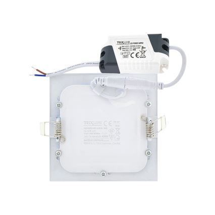 LED-Einbauleuchte SQUARE LED/12W/230V 4200K 16,8x16,8 cm weiß
