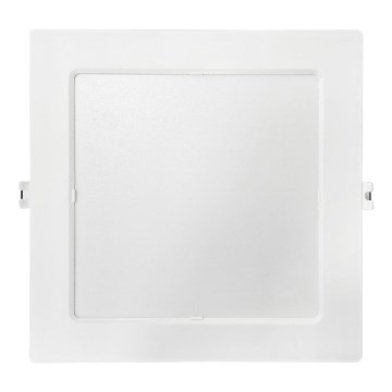 LED-Einbauleuchte SQUARE LED/18W/230V 4000K 22x22 cm weiß