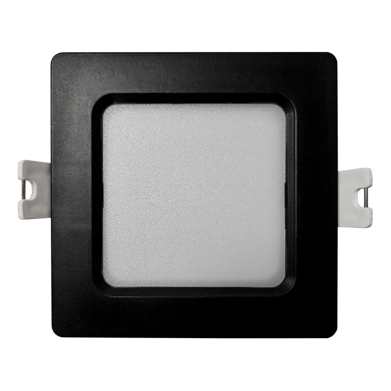 LED-Einbauleuchte SQUARE LED/3W/230V 4000K 9x9 cm schwarz