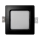 LED-Einbauleuchte SQUARE LED/3W/230V 4000K 9x9 cm schwarz