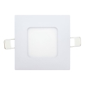 LED-Einbauleuchte SQUARE LED/3W/230V 4200K 8,3x8,3 cm weiß