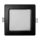 LED-Einbauleuchte SQUARE LED/6W/230V 4000K 12x12 cm schwarz