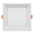 LED Einbauleuchte TONY LED/12W/230V 3000/4000/6500K 12x12 cm Weiß