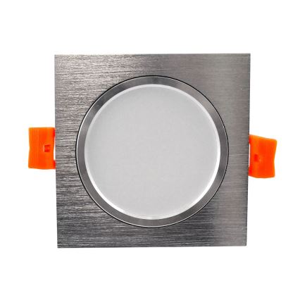 LED Einbauleuchte VENUS LED/7W silber eckig