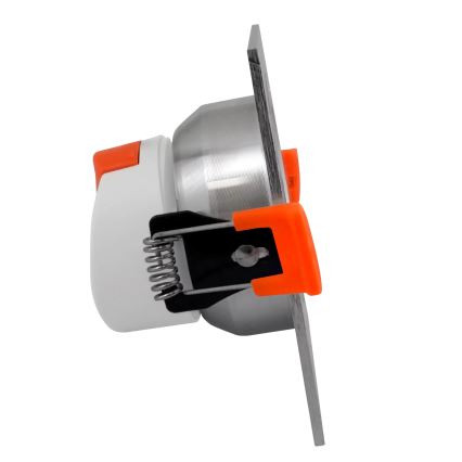 LED Einbauleuchte VENUS LED/7W silber eckig