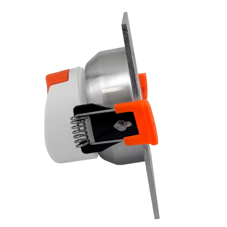 LED Einbauleuchte VENUS LED/7W silber eckig