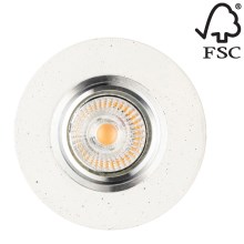 LED-Einbauleuchte VITAR 1xGU10/5W/230V Beton – FSC-zertifiziert