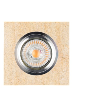 LED Einbauleuchte VITAR 1xGU10/5W/230V CRI 90 Sandstein